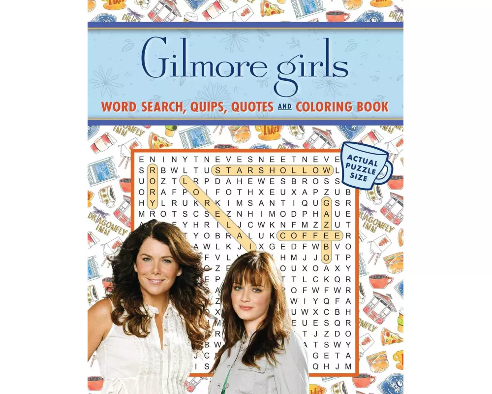 Gilmore Girls Word Search, Quips, Quotes and Coloring Book