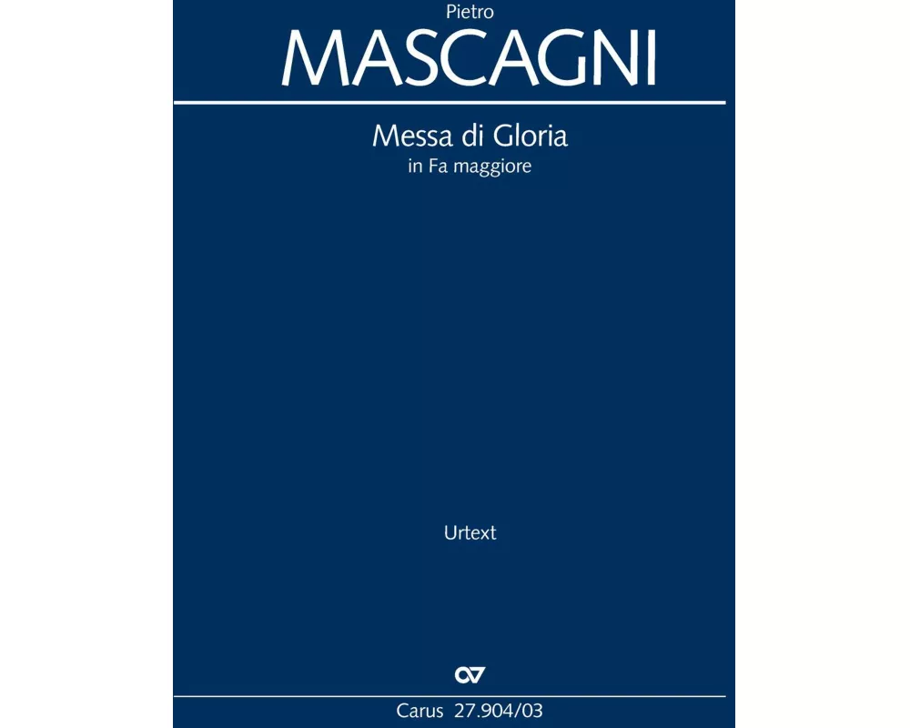 Messa di Gloria (Klavierauszug)
