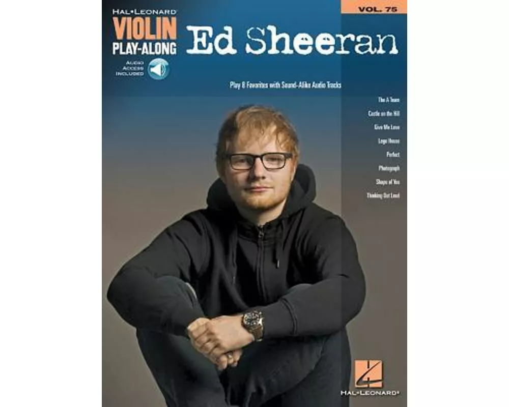 Ed Sheeran - Violin Play-Along Volume 75 Book/Online Audio