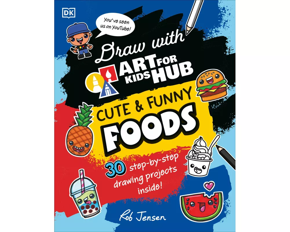 Draw with Art for Kids Hub Cute and Funny Foods