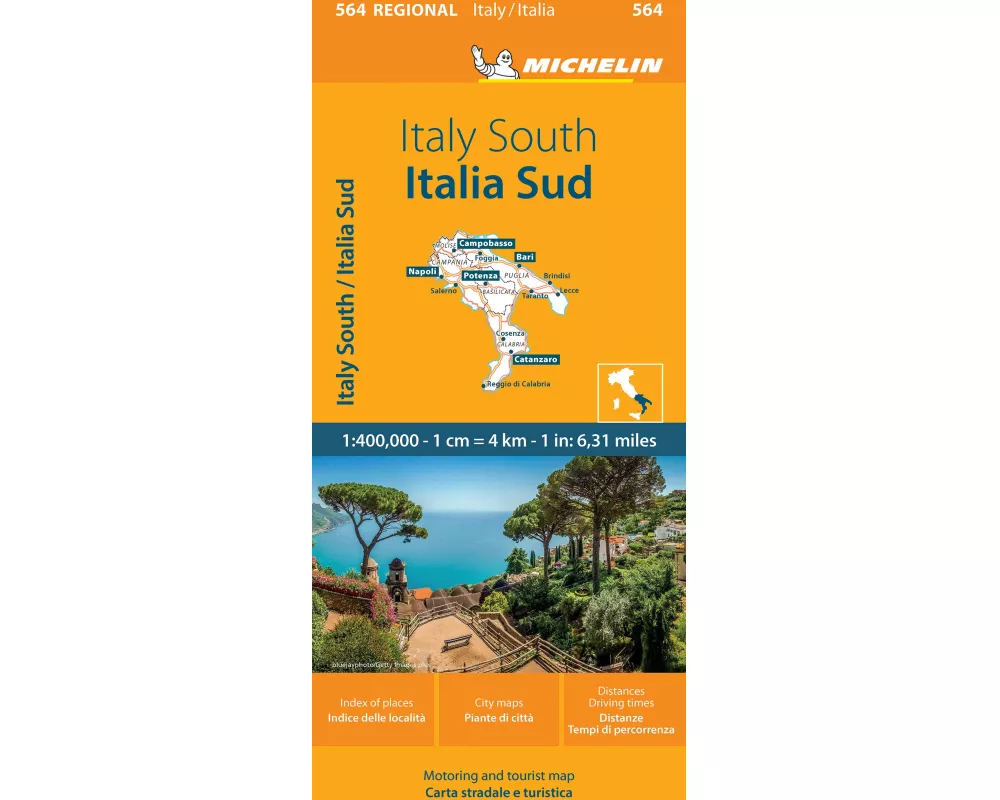 Italy South - Michelin Regional Map 564