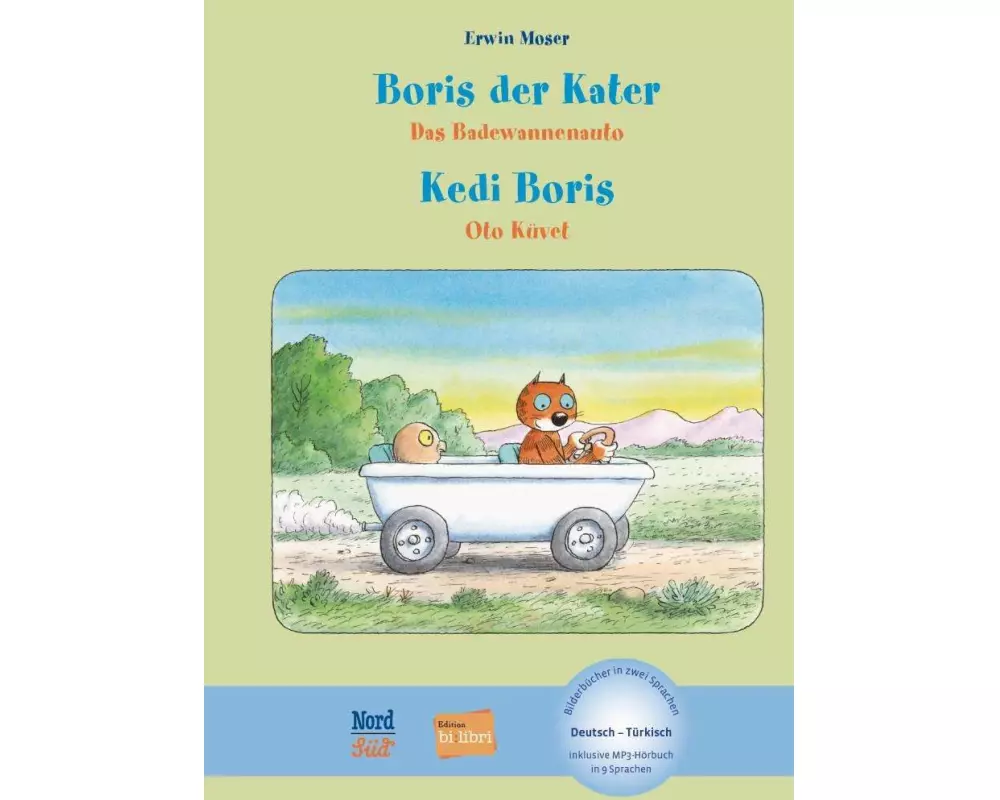 Boris der Kater - Das Badewannenauto (Deutsch-Türkisch)