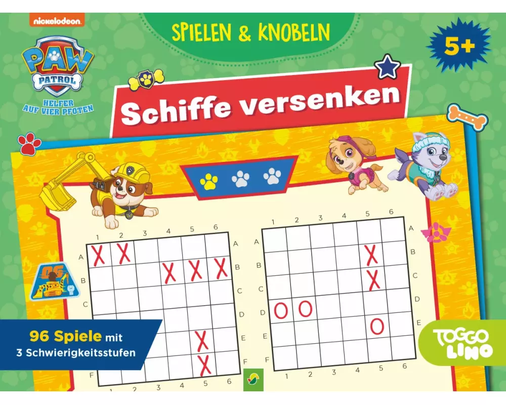 PAW Patrol Schiffe versenken | Spieleblock