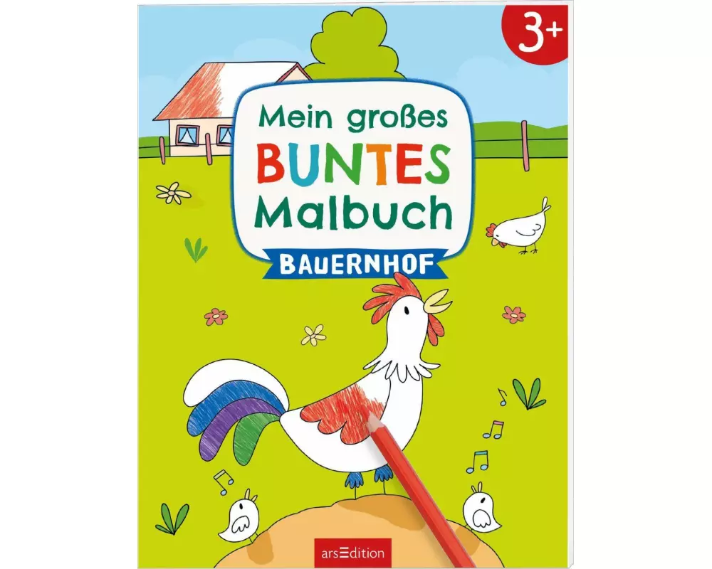 Mein großes buntes Malbuch – Bauernhof