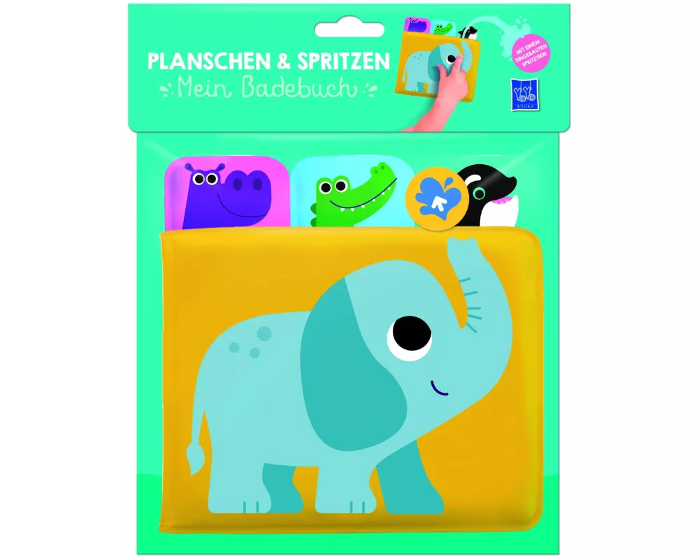 Planschen & Spritzen - Mein Badebuch (Elefant)