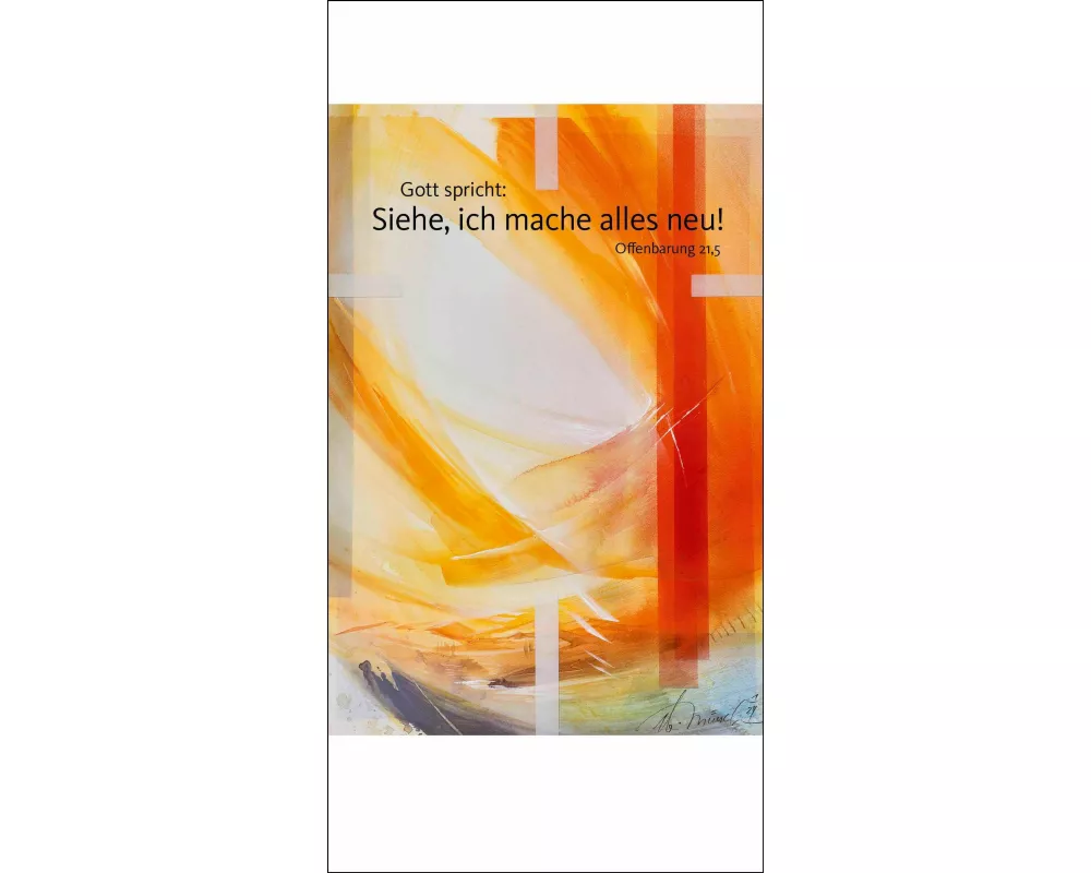 Jahreslosung Münch 2026, Faltkarte mit Betrachtung (10er-Set)