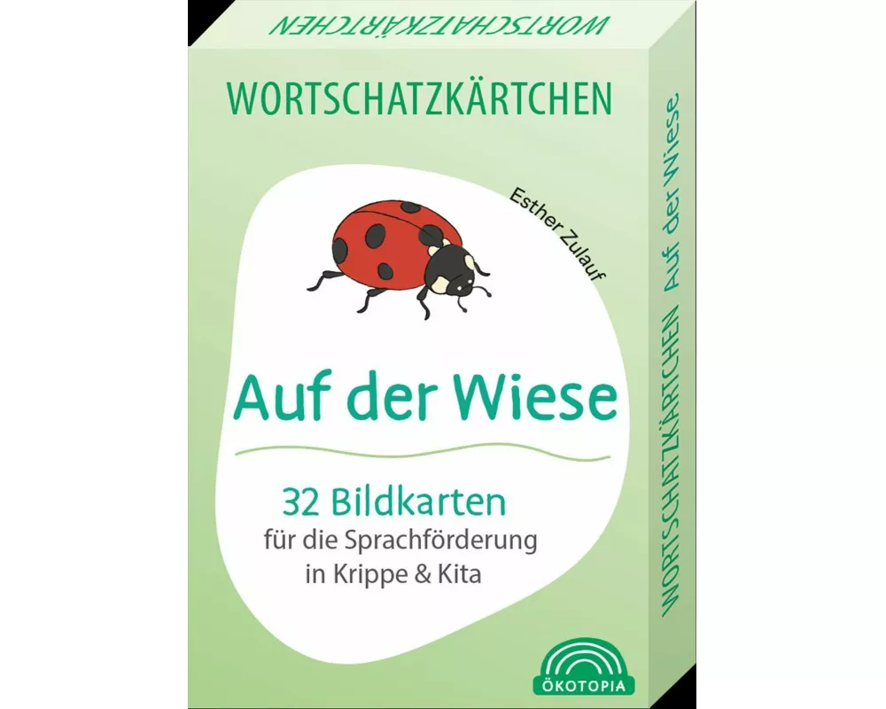 Wortschatzkärtchen: Auf der Wiese