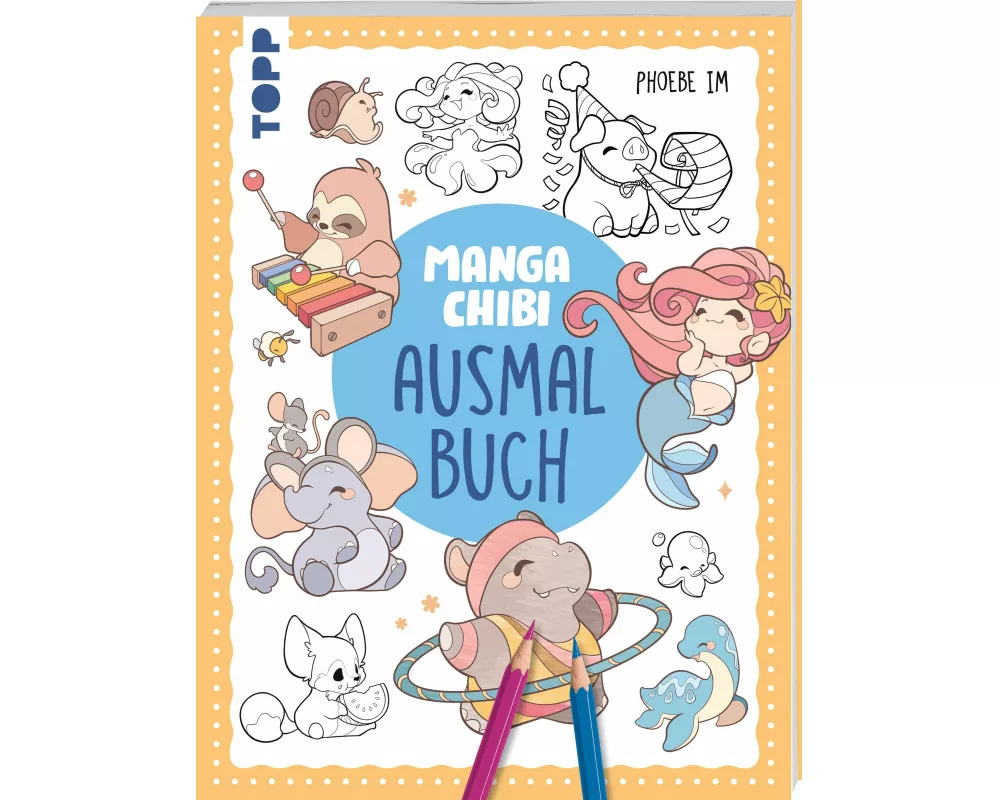Manga Chibi Ausmalbuch