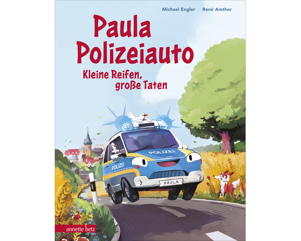 Paula Polizeiauto - Kleine Reifen, große Taten: Abenteuer-Bilderbuch ab 4 Jahren mit sprechenden Autos