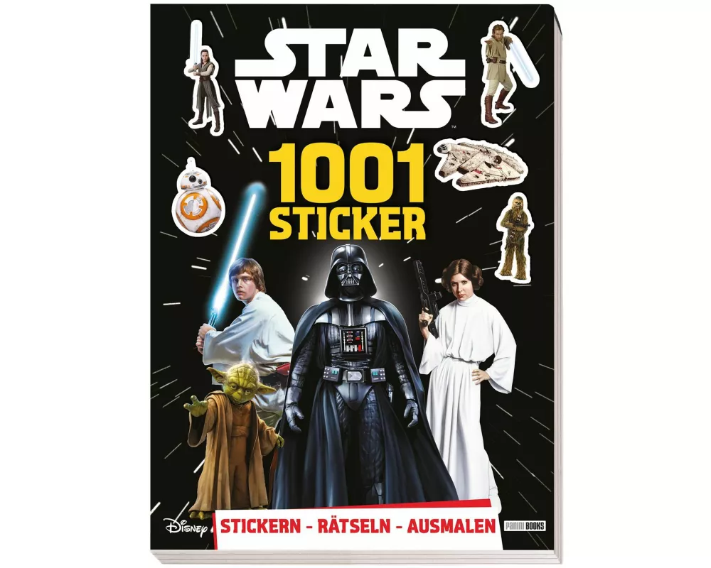 Star Wars: 1001 Sticker - Stickern - Rätseln - Ausmalen