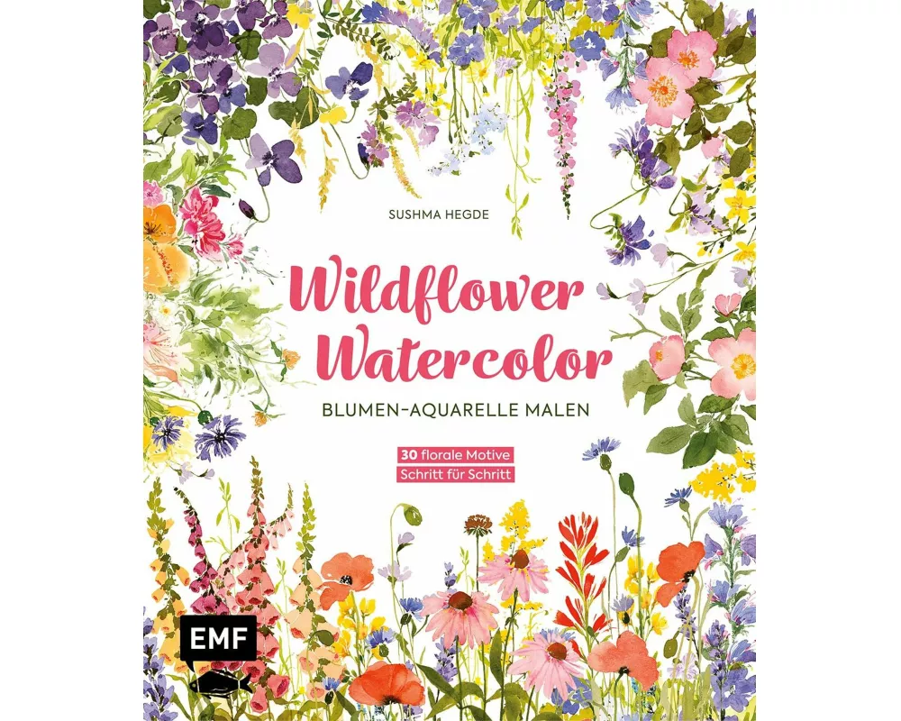 Wildflower Watercolor – Blumen-Aquarelle malen