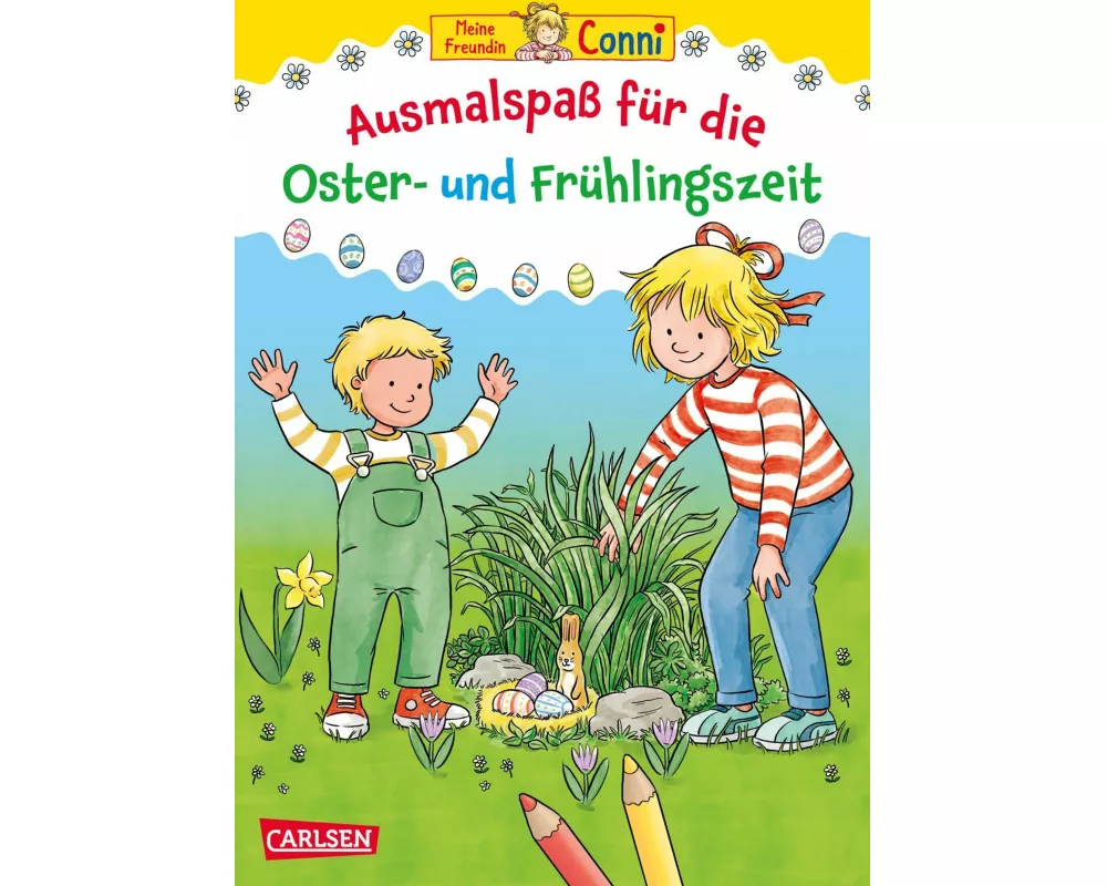 Conni Gelbe Reihe (Beschäftigungsbuch): Ausmalspaß für die Oster- und Frühlingszeit