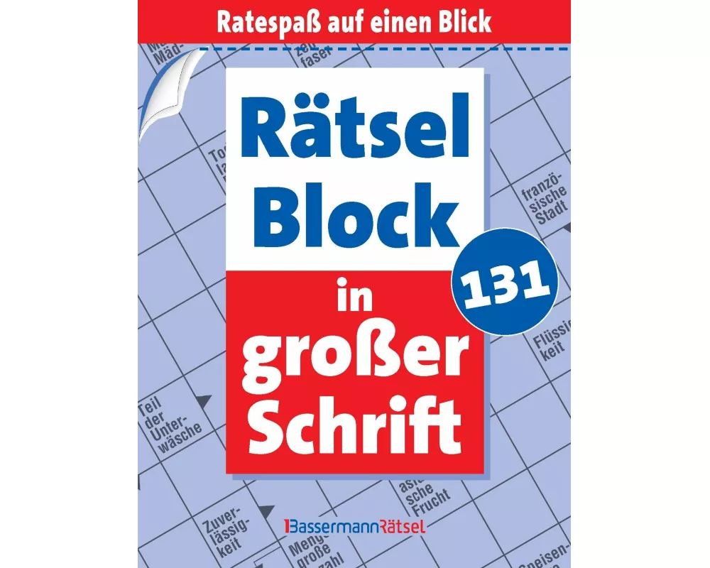 Rätselblock in großer Schrift 131 (5 Exemplare à 2,99 €)