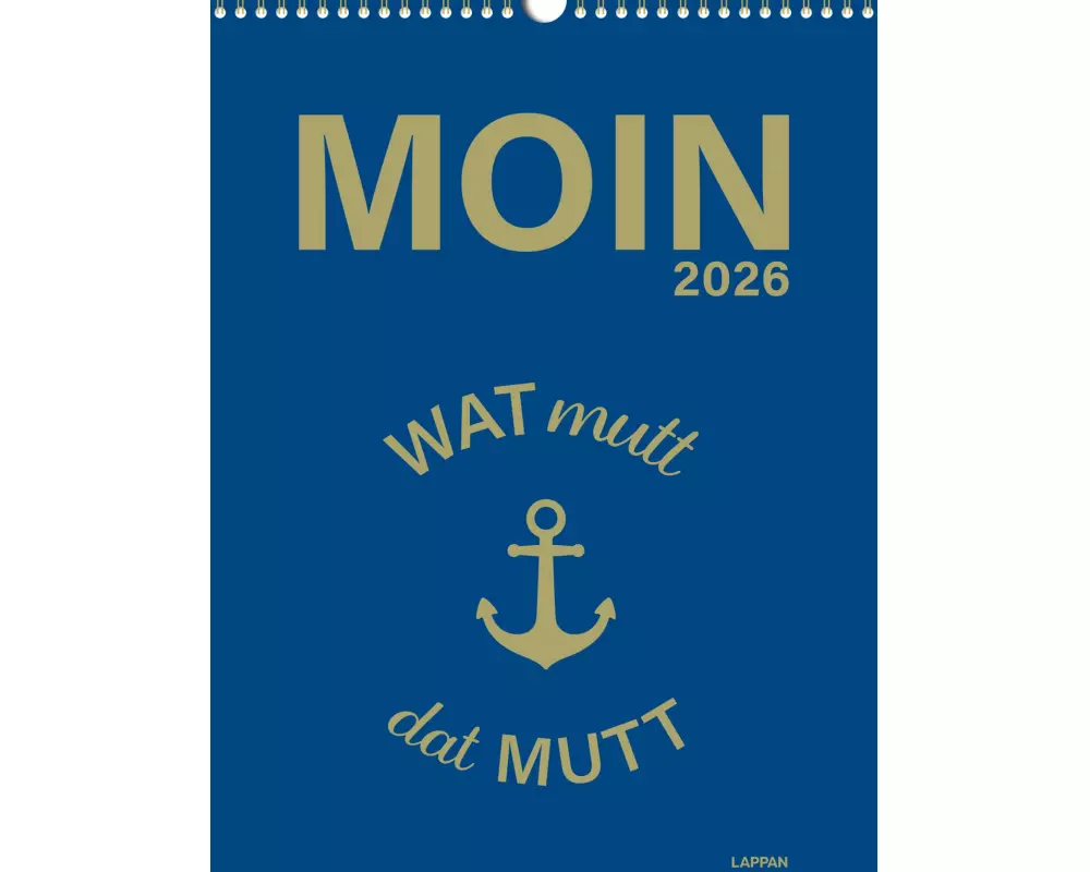 MOIN Wandkalender 2026 - Watt mutt, dat mutt