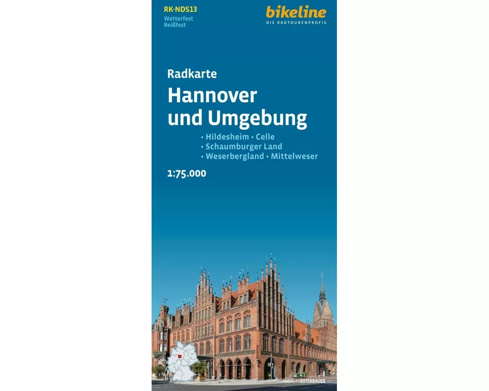 Radkarte Hannover und Umgebung (RK-NDS13)
