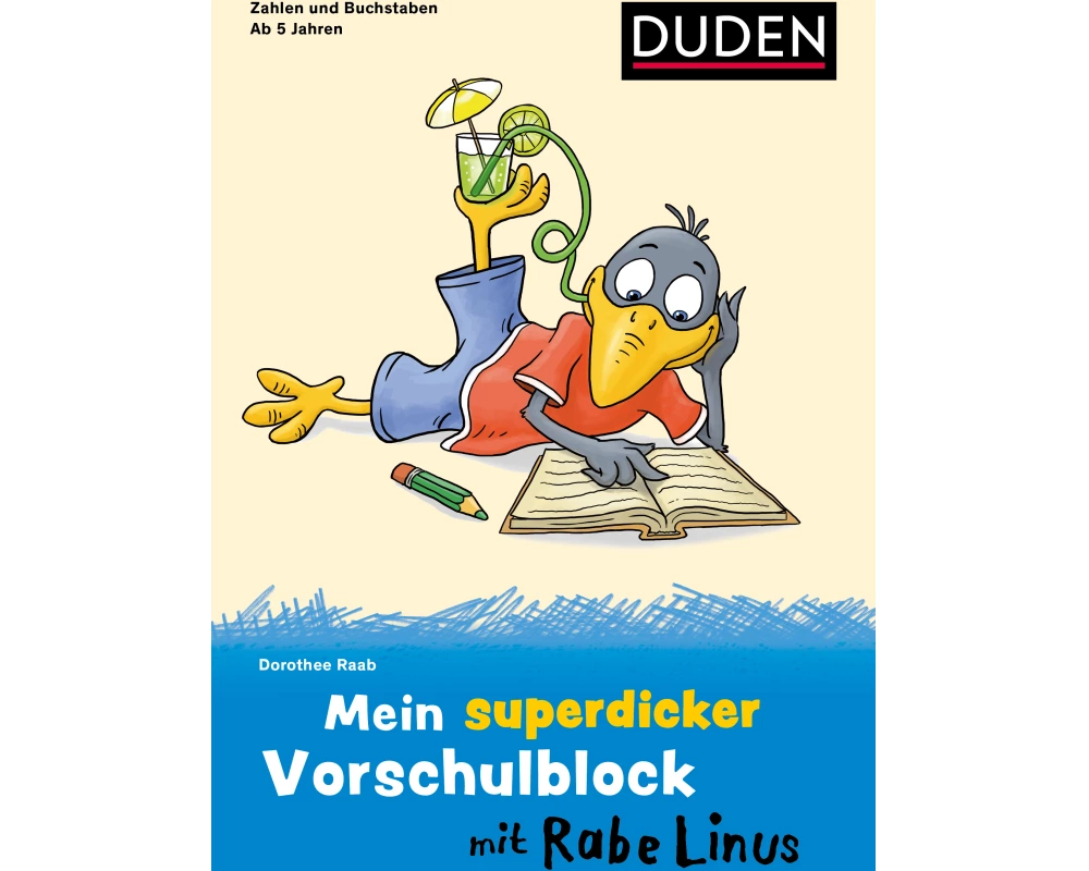 Mein superdicker Vorschulblock mit Rabe Linus