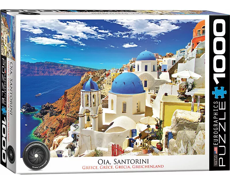 Puzzle 1000 Teile - Oia Santorini Greece