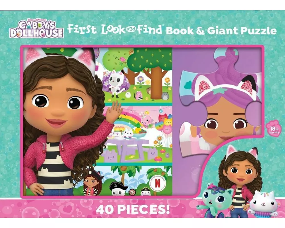 Gabby First Look & Find Book & Giant Puzzle