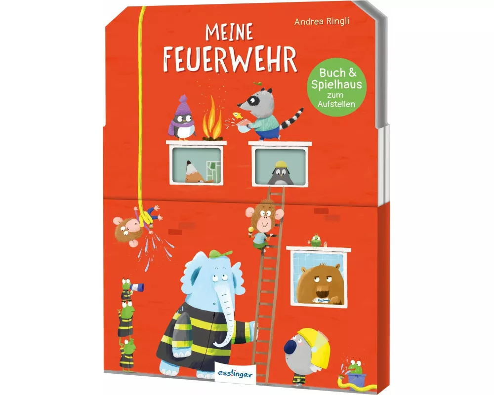 Buch & Spielhaus zum Aufstellen: Meine Feuerwehr