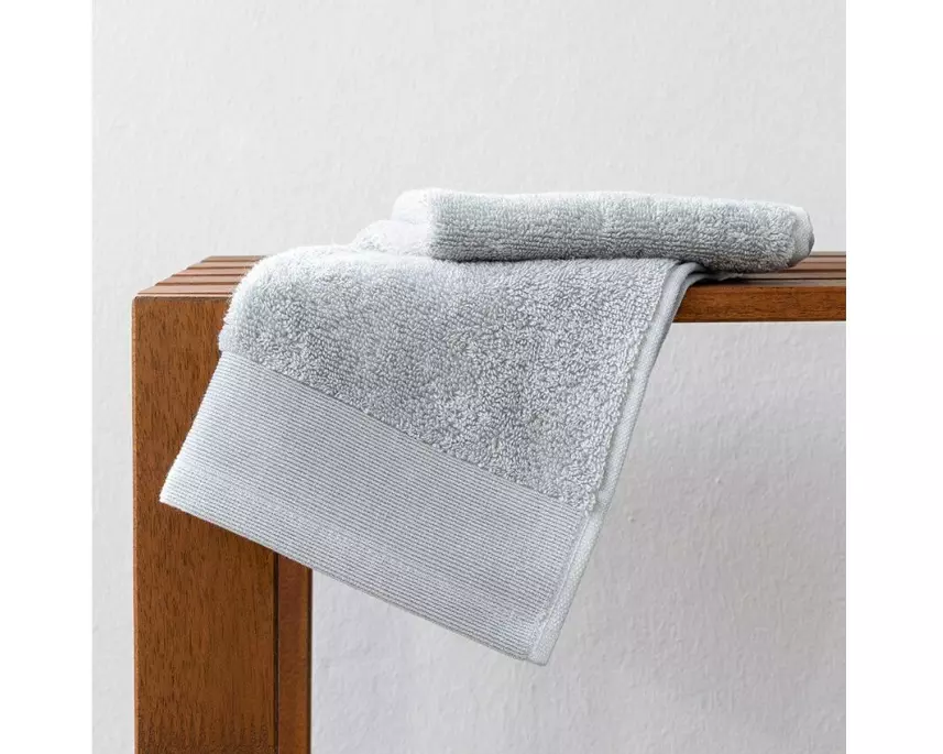 Jean & Len Gästetuch 30 x 50 cm, Hellgrau