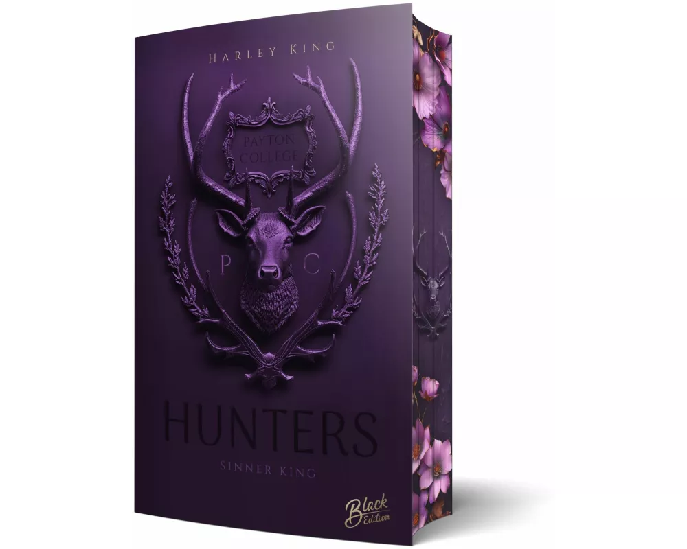 Hunters: Sinner King | Aufwendig gestaltete Ausgabe mit Farbschnitt – das integrierte Page Overlay ist limitiert nur in der ersten Auflage enthalten