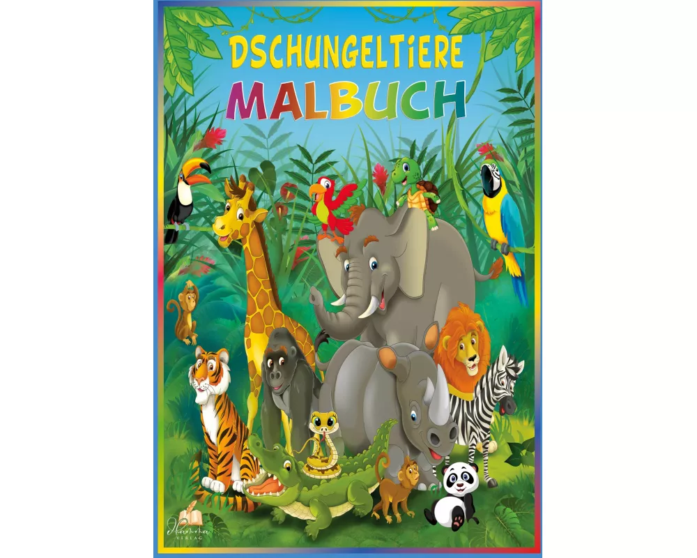 Dschungeltiere Malbuch