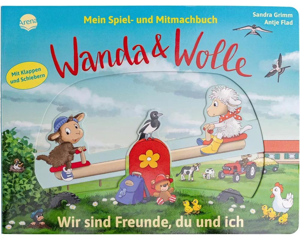 Mein Spiel- und Mitmachbuch – Wanda und Wolle. Wir sind Freunde, du und ich