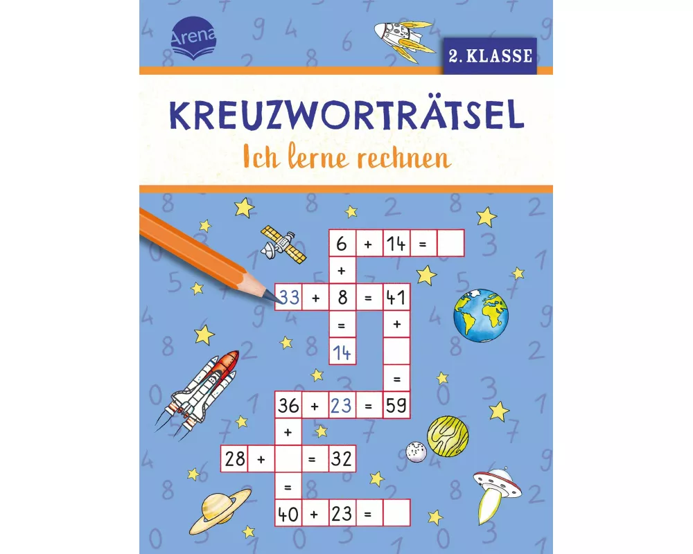 Kreuzworträtsel. Ich lerne rechnen (2. Klasse)