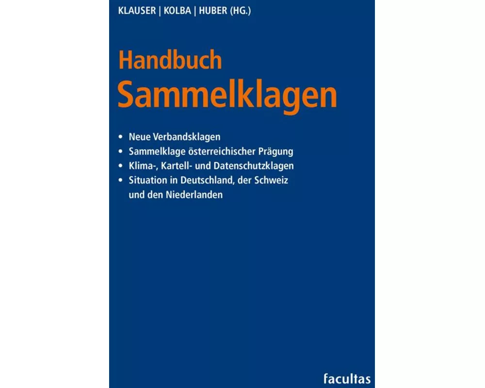 Handbuch Sammelklagen