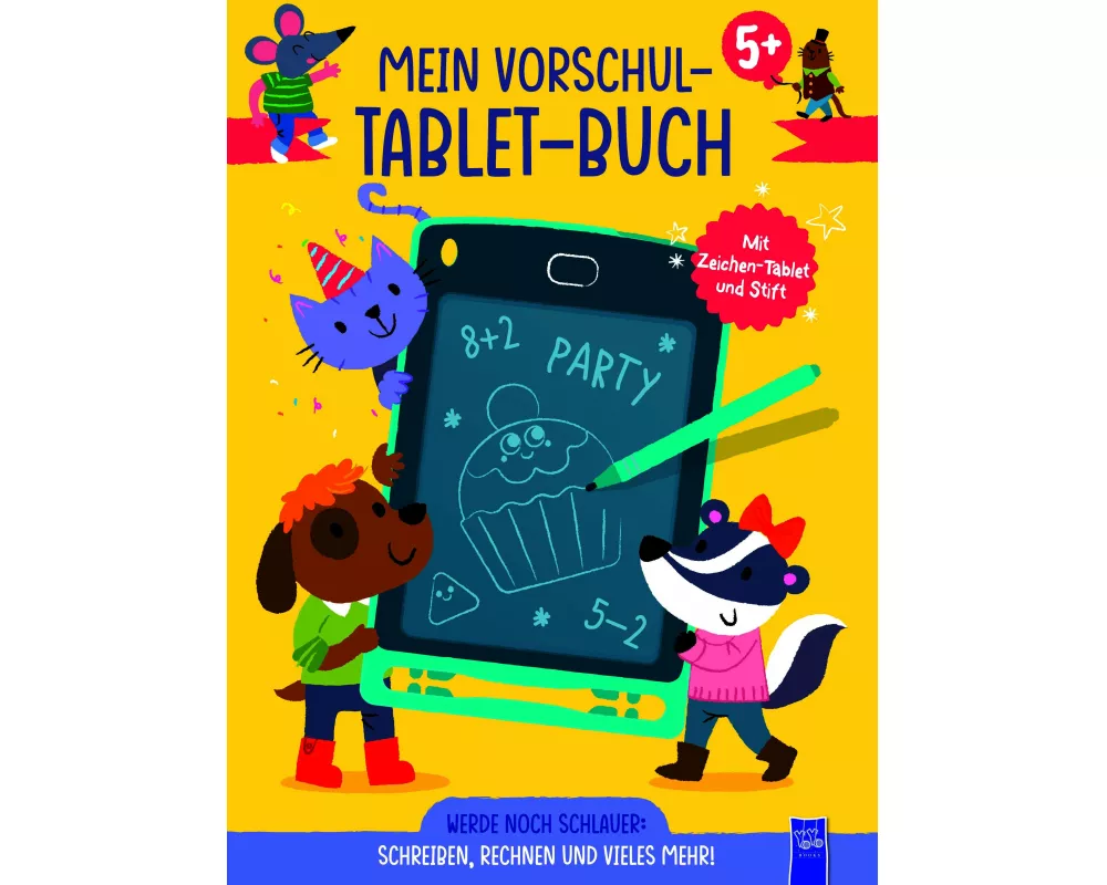 Mein Vorschul-Tablet-Buch 5 + (gelbes Cover)