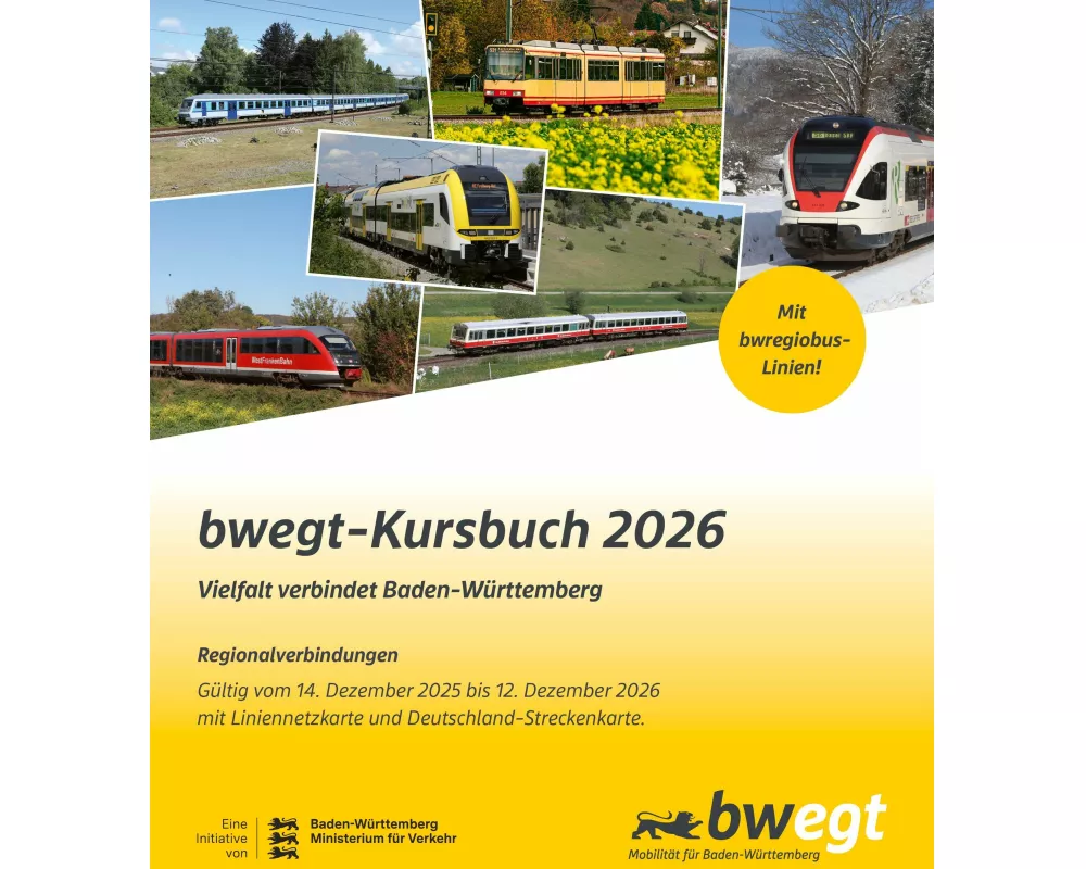 bwegt-Kursbuch Baden-Württemberg 2026