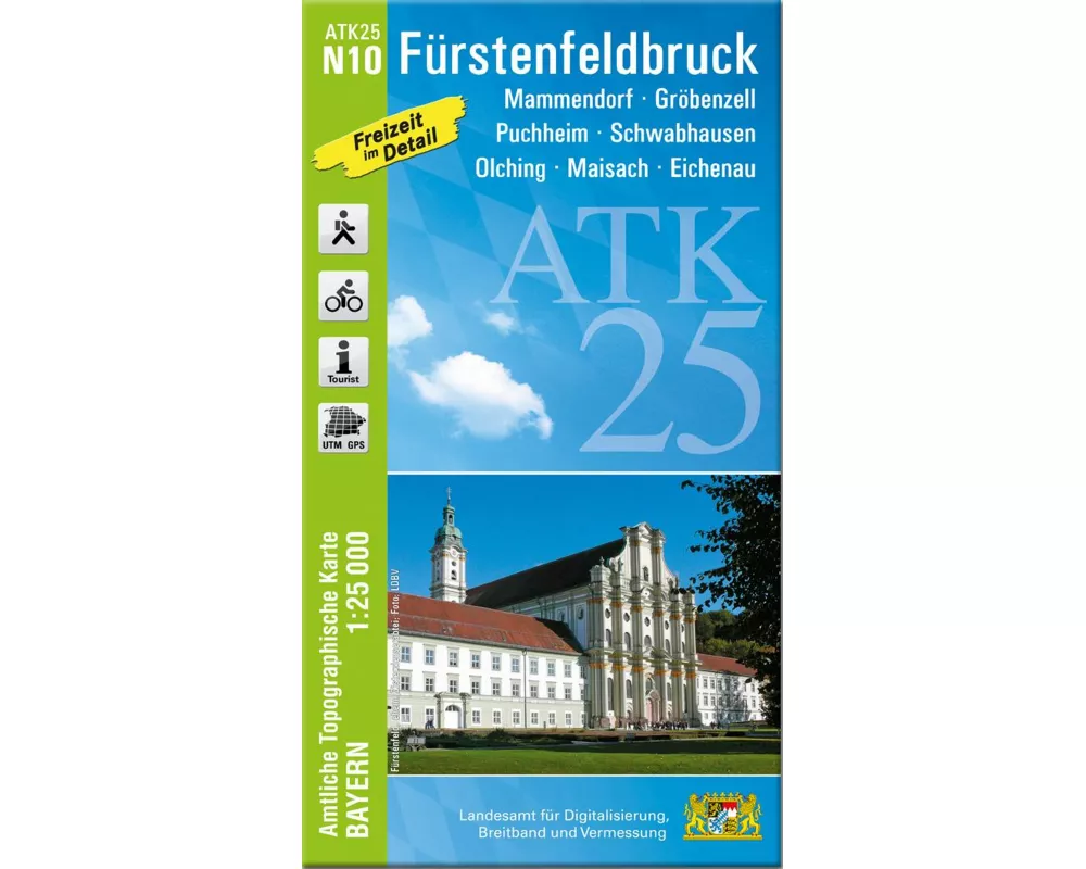 ATK25-N10 Fürstenfeldbruck (Amtliche Topographische Karte 1:25000)