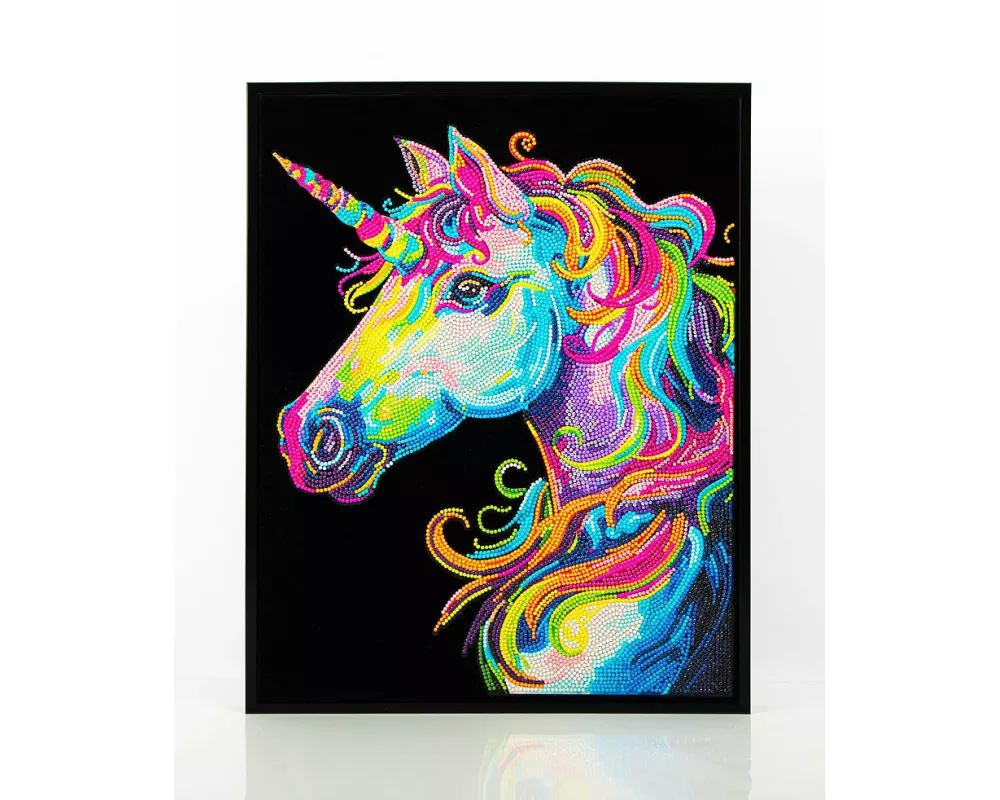 Diamond Painting Neon Einhorn