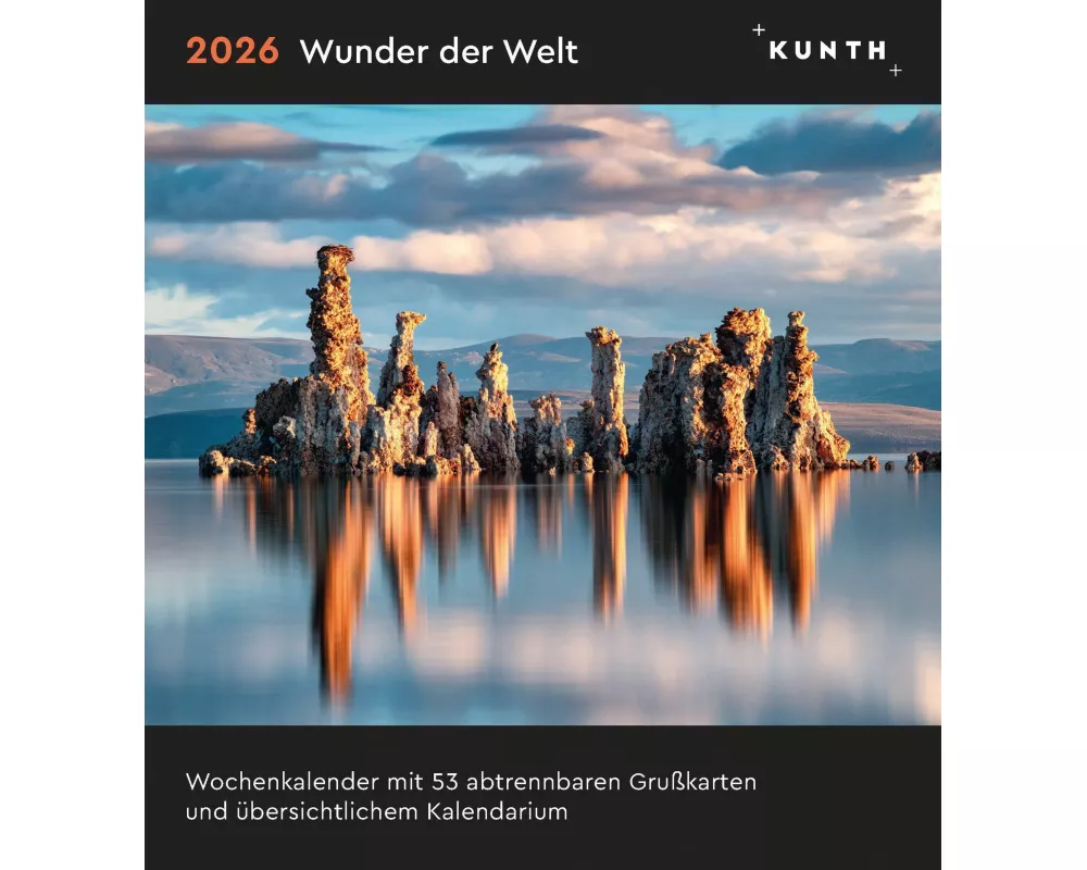 Wunder der Welt - KUNTH Postkartenkalender 2026