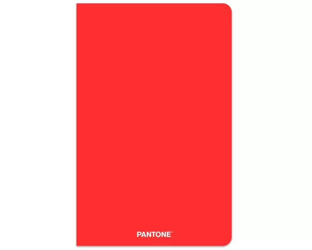 Pantone Official Red 5.25 X 8.25 Inch Lined Compact Journal Non-Dated