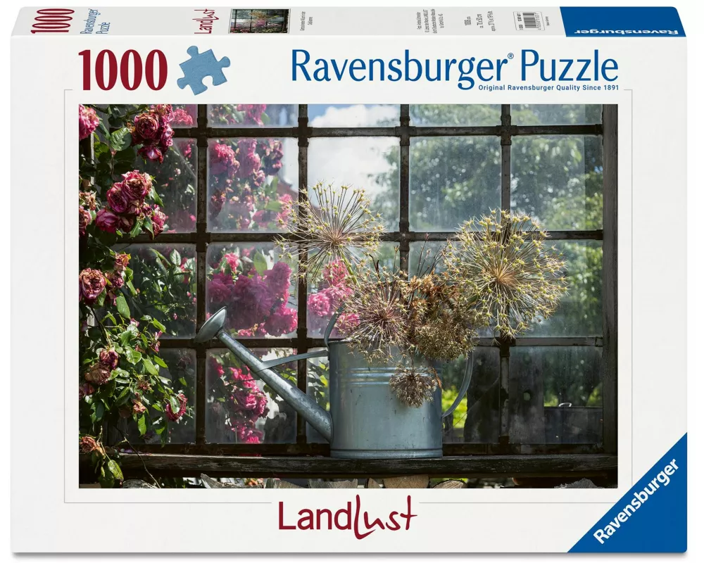 Landlust Puzzle 1000 Teile - Getrockneter Allium in der Gießkanne