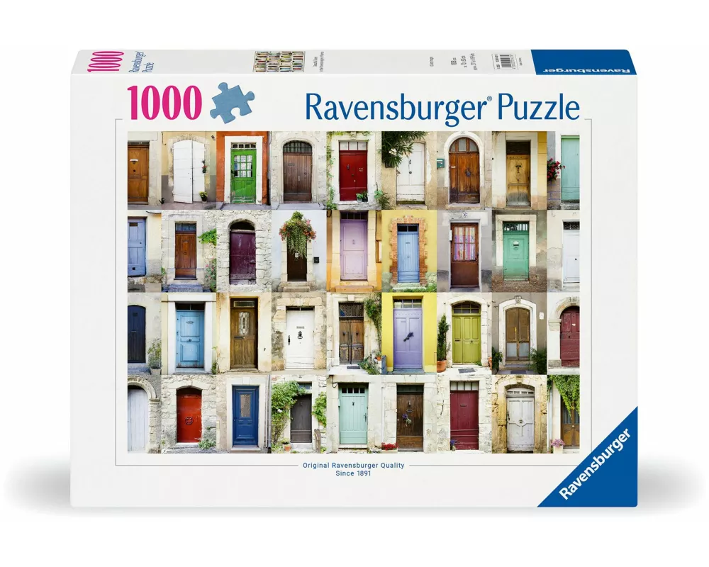 Erwachsenenpuzzle 1000 Teile - Schöne Türen in der französischen Provinz