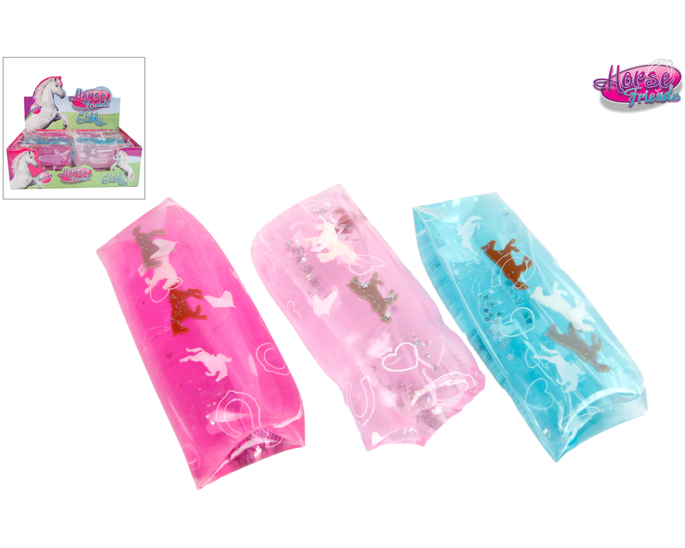 ROOST Flutschi Pferde 13cm 620895 mit Glitter und Anhänger