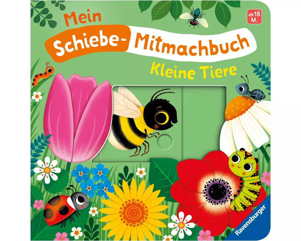 Mein Schiebe-Mitmachbuch - Kleine Tiere