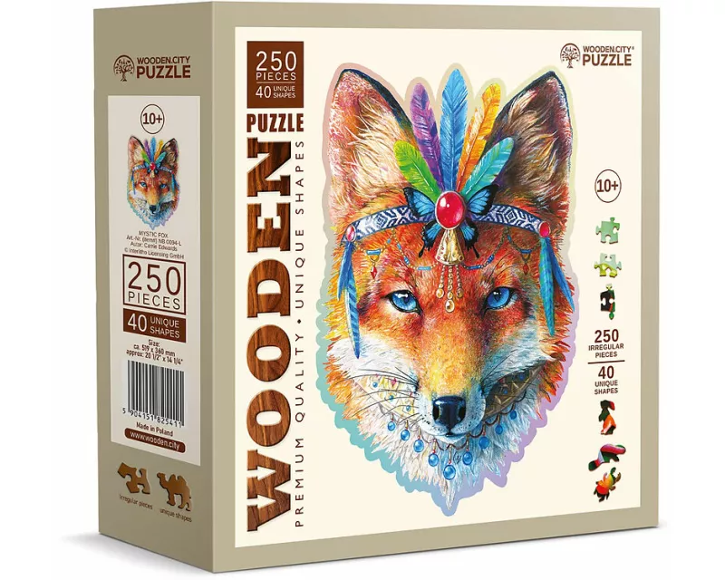 Holzpuzzle L Mystic Fox