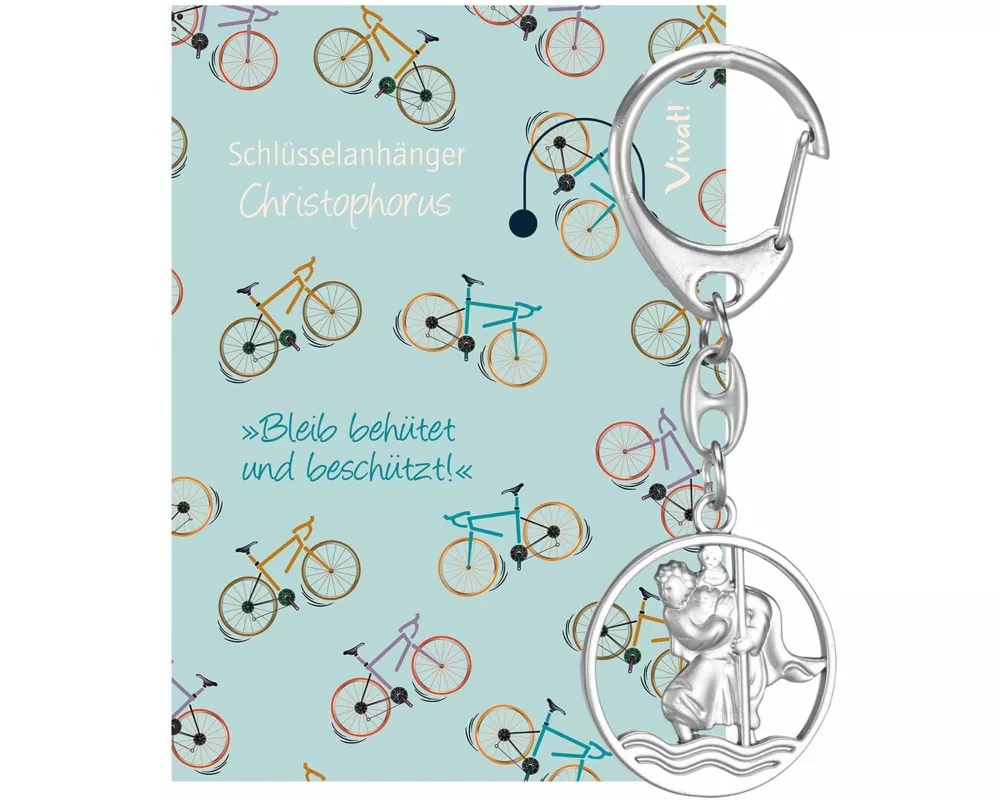 Schlüsselanhänger 'Christophorus'