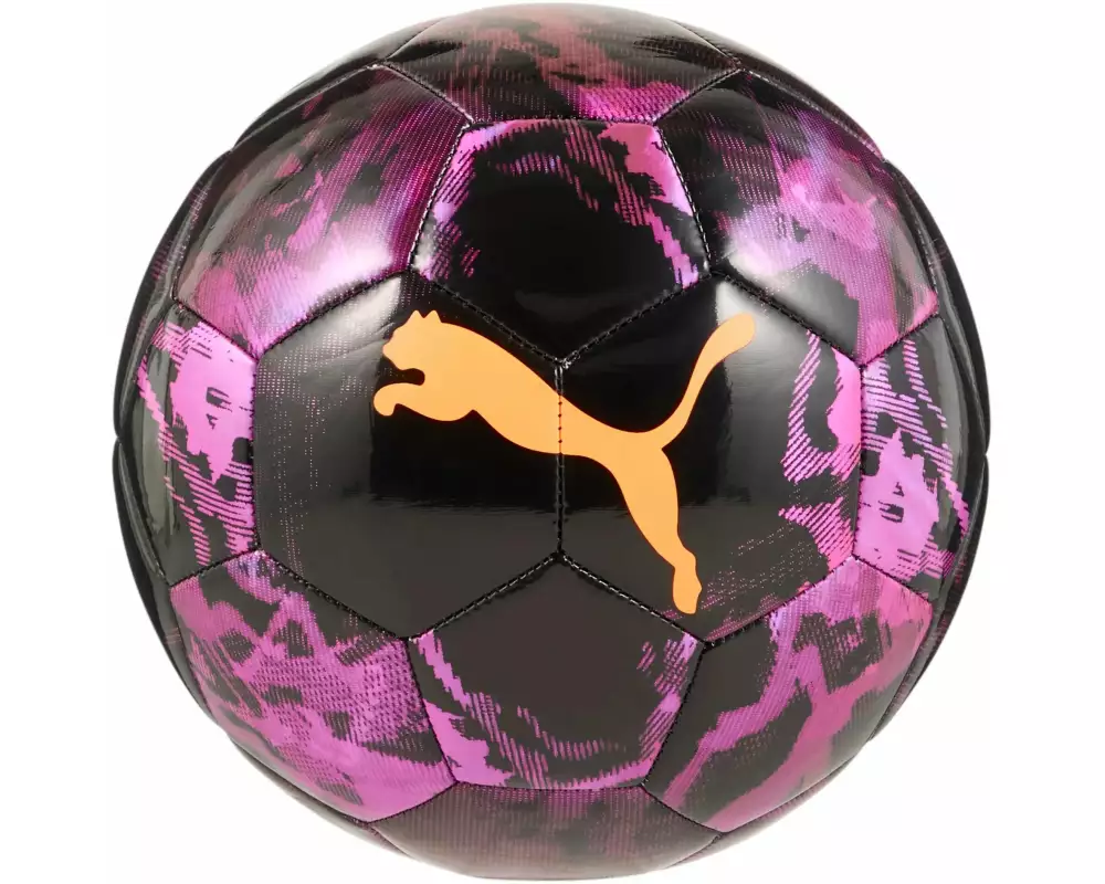 PUMA Fussball CUP Graphic Purpur/Schwarz, Ballgrösse: 5