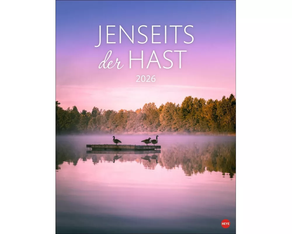 Jenseits der Hast Posterkalender 2026