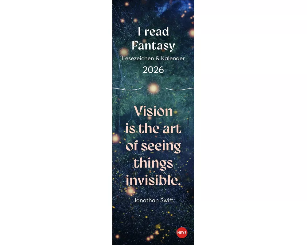 Fantasy Lesezeichen & Kalender 2026