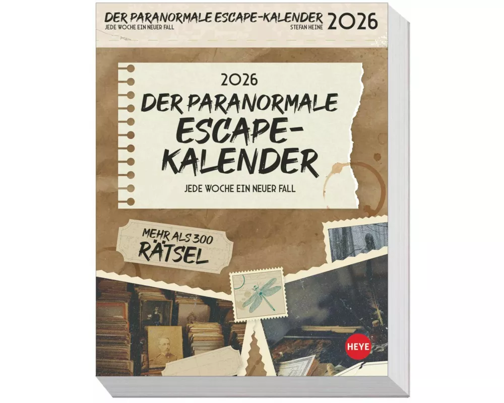 Stefan Heine Der paranormale Escape-Kalender 2026
