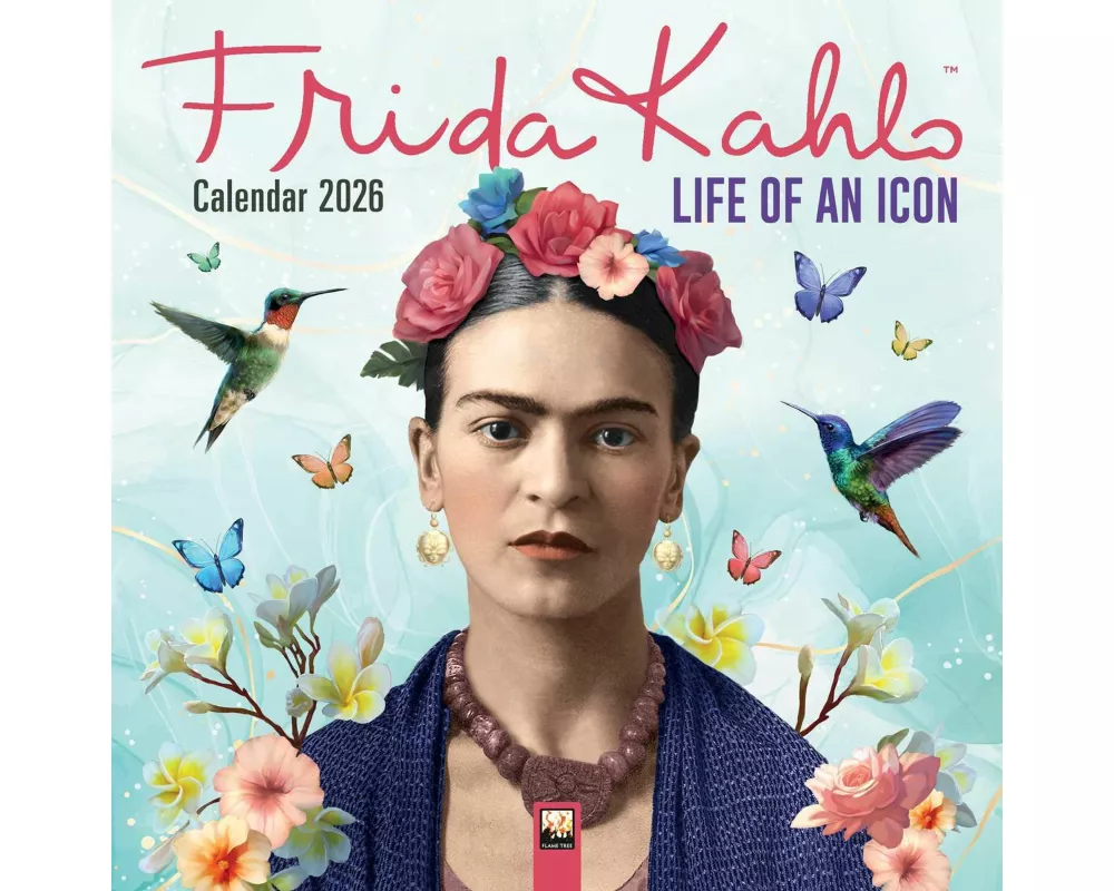 Frida Kahlo: Life of an Icon Wall Calendar 2026 (Art Calendar)
