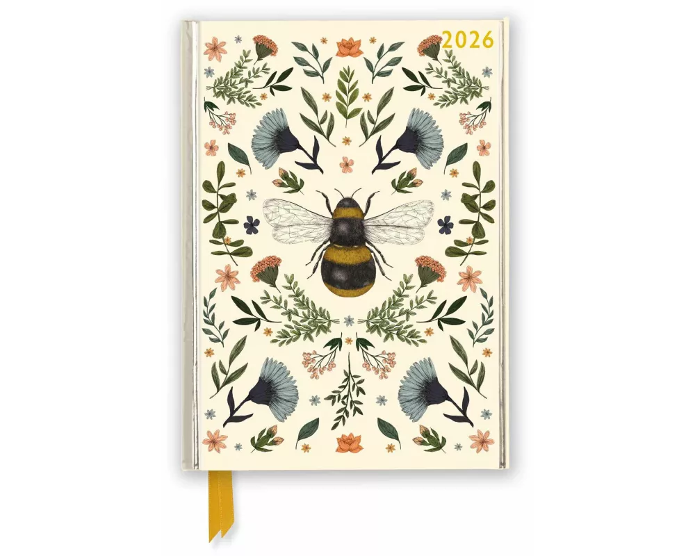 Jade Mosinski: Botanical Bee 2026 Luxury Diary Planner - Page to View with Notes