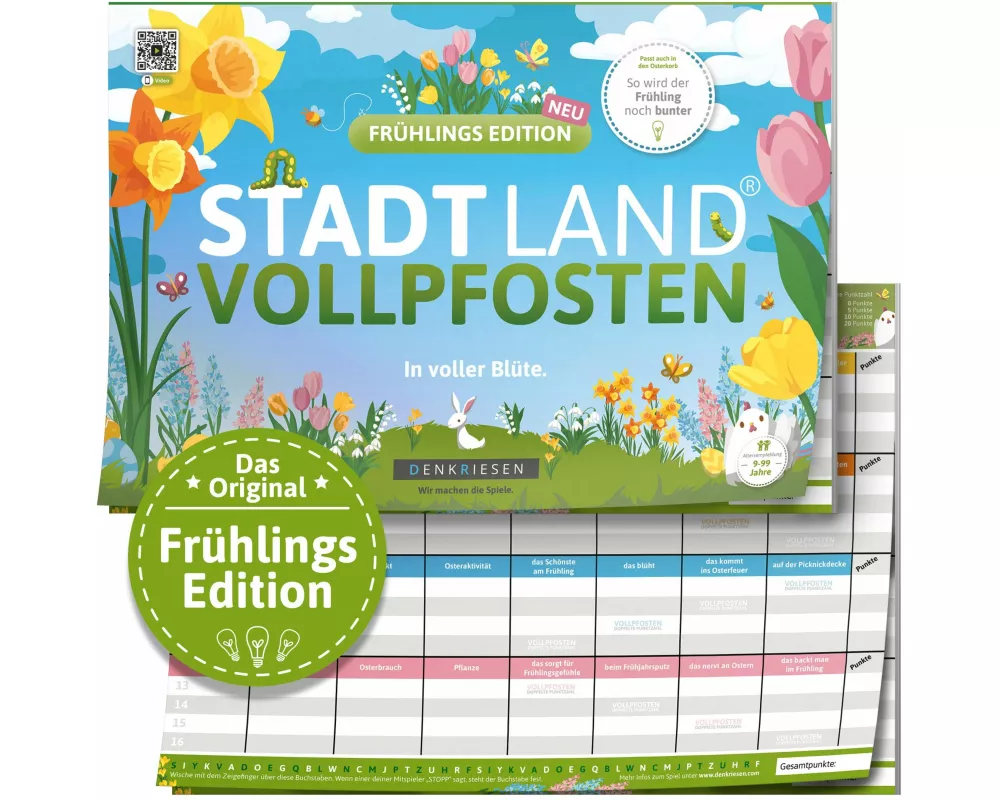 DENKRIESEN - STADT LAND VOLLPFOSTEN - FRÜHLINGS EDITION - "In voller Blüte." A4