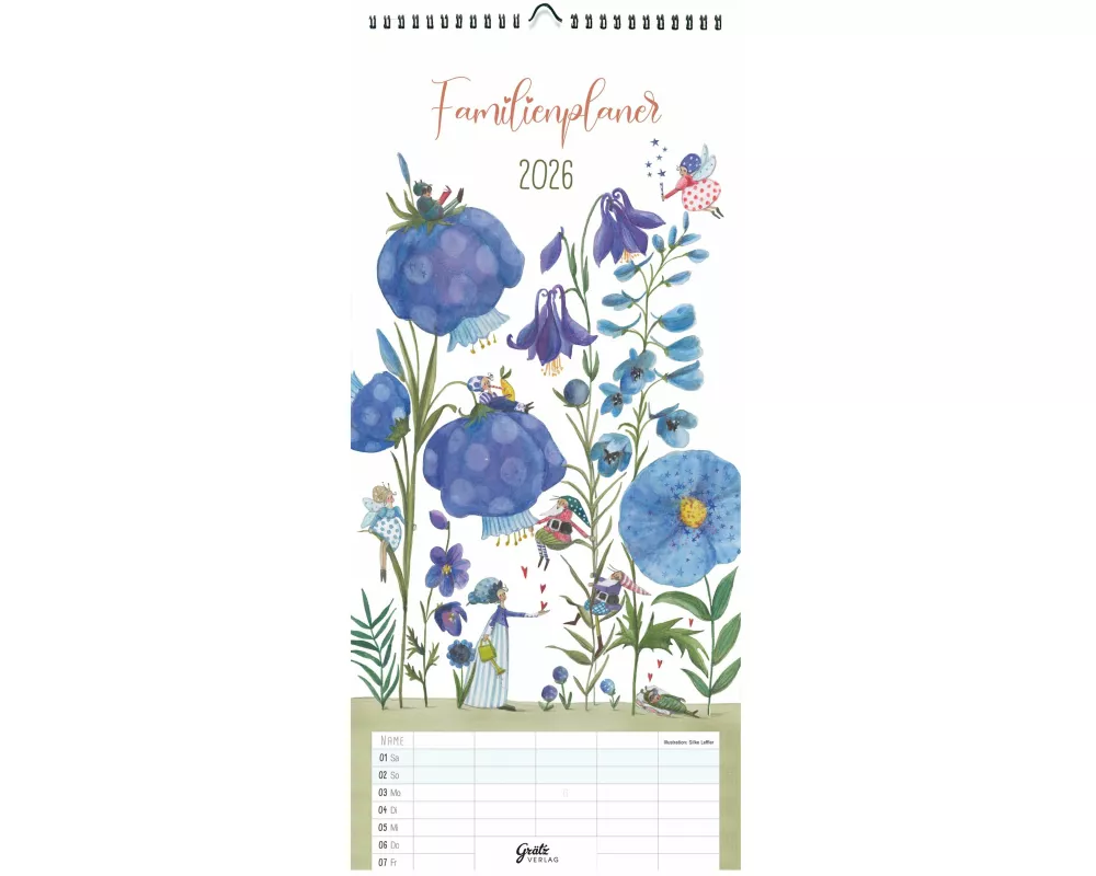 Familienplaner / Akelei 2026