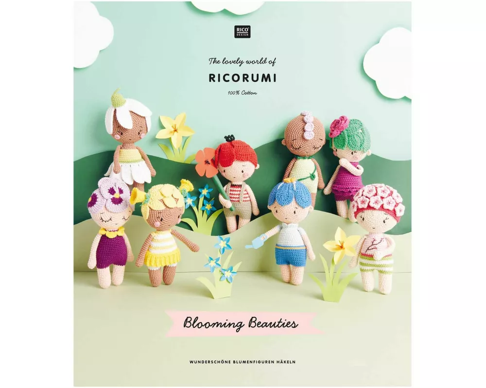 Ricorumi Blooming Beauties D, uncoated, 24 Seiten